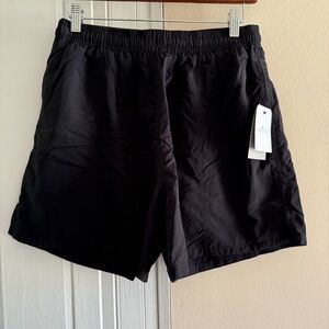 Dolfin Men's Solid Black 5 Inch Water‎ Shorts Size Medium NWT Style 9060N